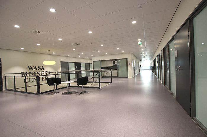Ljus gemensam yta i Wasa Business Center